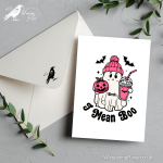 Bruh. I mean Boo - A6 Greeting Card