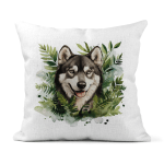 Alaskan Malamute Linen Cushion Covers 30x30cm