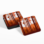 Autumnal Themed Forest Coasters