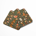Autumnal Animals and Foliage Coasters