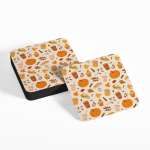 Autumnal Foliage, Food & Drinks Coasters