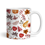 Autumnal Leaves Ceramic 11oz Mug