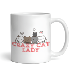 Crazy Cat Lady Ceramic 11oz Mug
