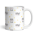 Cute Husky Design Ceramic 11oz Mug