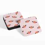 Happy Cute Pumpkin Bat Coasters