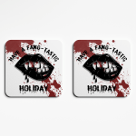 Have a Fang-Tastic Holiday Coasters