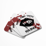 Have a Fang-Tastic Holiday Coasters