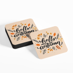 Hello Autumn Themed Coasters