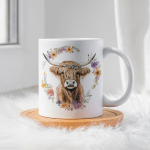 Highland Cow Ceramic 11oz Mug