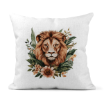 Lion Linen Cushion Covers 30x30cm