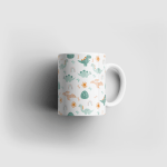 Pastel Dinosaur Design Ceramic 11oz Mug