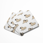 Pug Dog Coasters