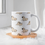 Playful Pugs Ceramic 11oz Mug