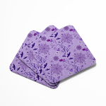 Purple Fun Halloween Spooky Coasters