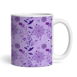 Purple Spooky Halloween Ceramic 11oz Mug