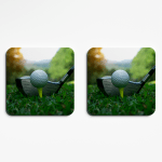 Golf Club and Ball Coasters