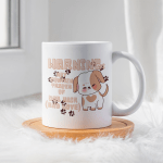 May Contain Traces of Dog Hair.. and Love.. Ceramic 11oz Mug