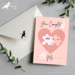 You Complete Me - Jigsaw - A6 Greeting Card