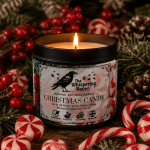 Christmas Candy Soy Wax Candle Tin
