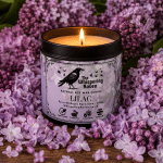 Lilac Soy Wax Candle Tin