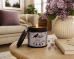 Lilac Soy Wax Candle Tin