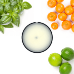 Lime Basil and Mandarin Soy Wax Candle Tin