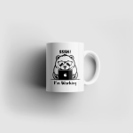 Sssh I'm Working Ceramic 11oz Mug
