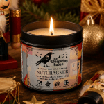 Nutcracker Soy Wax Candle Tin