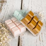 Wholesale Unlabelled Soy Wax Melt Clam Trays - 80g