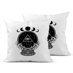 The Prophets Gaze Linen Cushion Covers